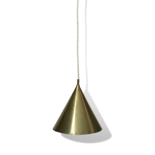 22 cm conical lampshade - Gold